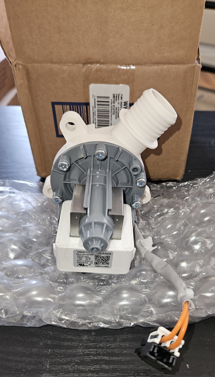 NEW GE Washing Machine Drain Pump WH23X28418 8414736684120 eBay