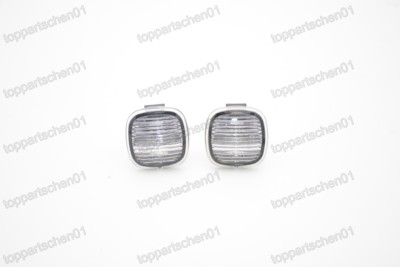 2pcs Front Fender Side Marker Lights Turn Signal Lamps For Skoda Rapid 2013-2016