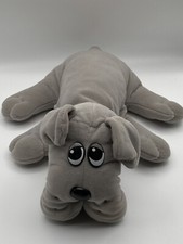Vintage Tonka Pound Puppy 18" Plush Dog Gray Tucked Ears Stuffed Animal