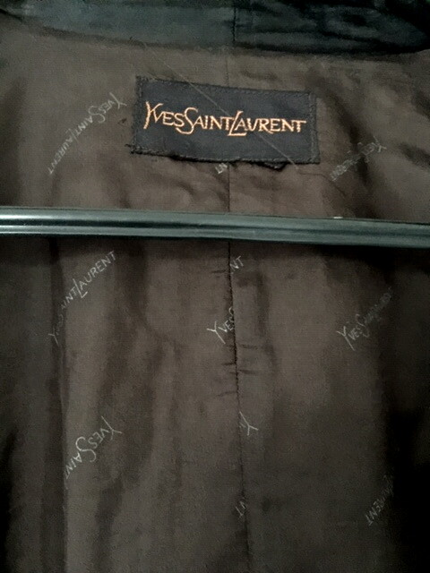 Giacca biker Yves Saint Laurent (YSL) uomo anni 80 vintage pelle