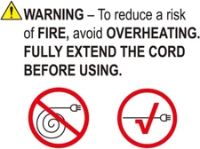 Rectangular Indoor Extension Cord Power Strip - 6-Foot, 3-Prong ,Flat Plug, G...