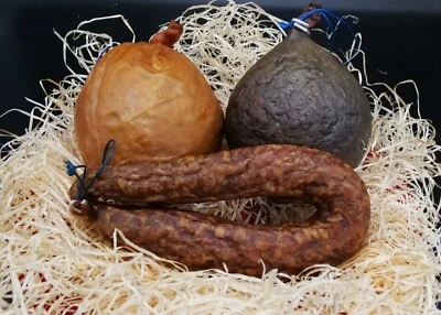 MARKENLOS Trio di salsicce originali della Turingia, Ringel Knackwurst, salsiccia rossa e bolla pressata