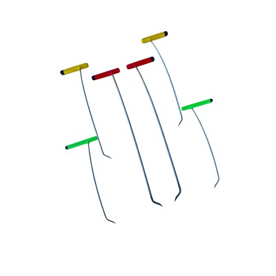 Myvora Edition 6-Piece Sharp Tip Single Bend Left & Right Steel PDR Tools  