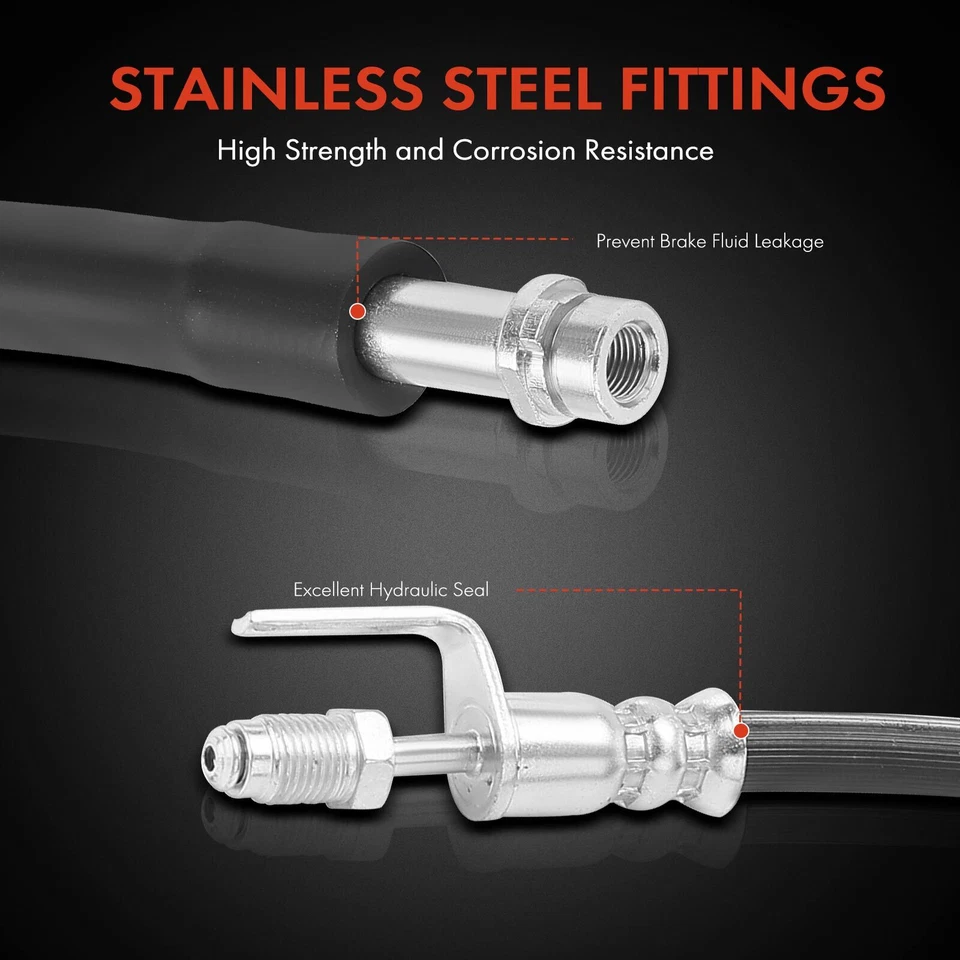 Manguera hidráulica de freno delantero izquierdo o derecho para Ford Transit-150 250 350 2015-2021 Foto 4 de 4