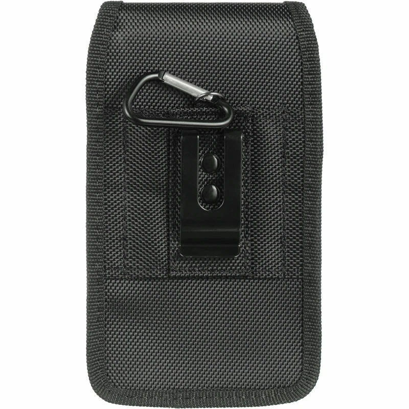 Funda tipo billetera vertical para teléfono celular con clip para cinturón para iPhone Samsung. Foto 3 de 4