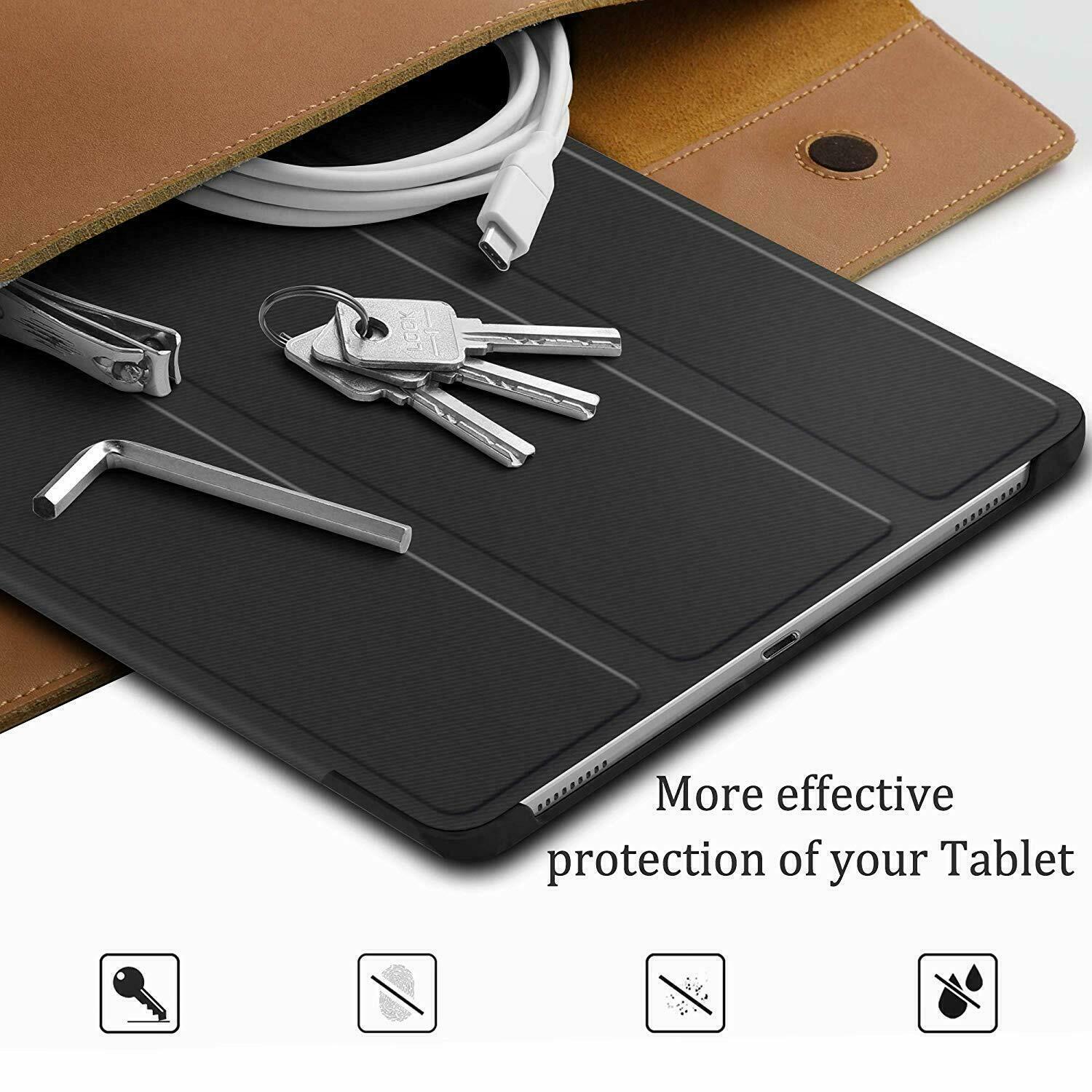 For iPad 10th 9th 8th 7th 6th 5th Gen Air 1 3 4th Smart Leather Stand Case Cover