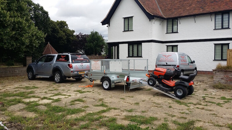 2 x Folding Loading Ramps - 2.2m  600kg Capacity Aluminium Van Trailer Loadin... 5