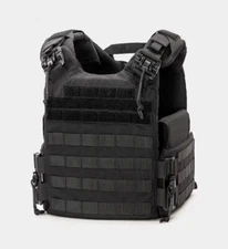 Ace Link USA Quadrelease 2.0 Tactical Vest Plate Carrier 10x12 - Black LG - New