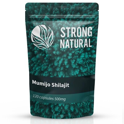 Mumijo Shilajit | 120 Kapseln | 1000mg | Fulvin- und Huminsäuren - 10:1 Extrakt