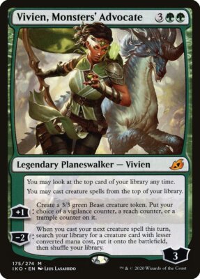 MTG Vivien, Monsters' Advocate (175/434) Ikoria Lair of Behemoths LP
