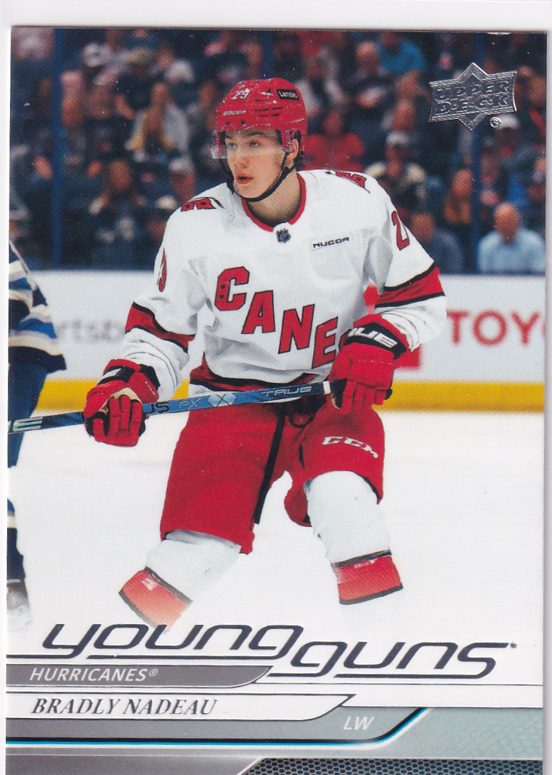 2024-25 Upper Deck Series 1 - Young Guns #208 Bradly Nadeau (RC)