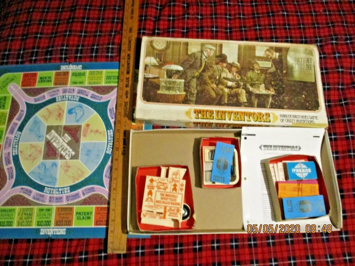 PARKER BROTHERS , THE INVENTORS GAME , 1974 GAME OF CRAZY