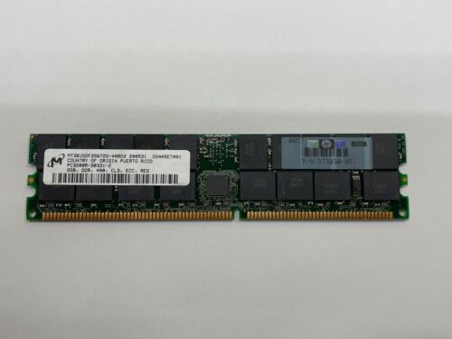 HP 2GB PC3200R DDR 400 CL3 ECC REG MT36VDDF25672G-40BD2 373030-051