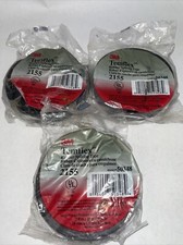 3 Rolls 3M Temflex Rubber Splicing Tape  2155 Max 600V 3/4" x 0.03" x 22 ft 