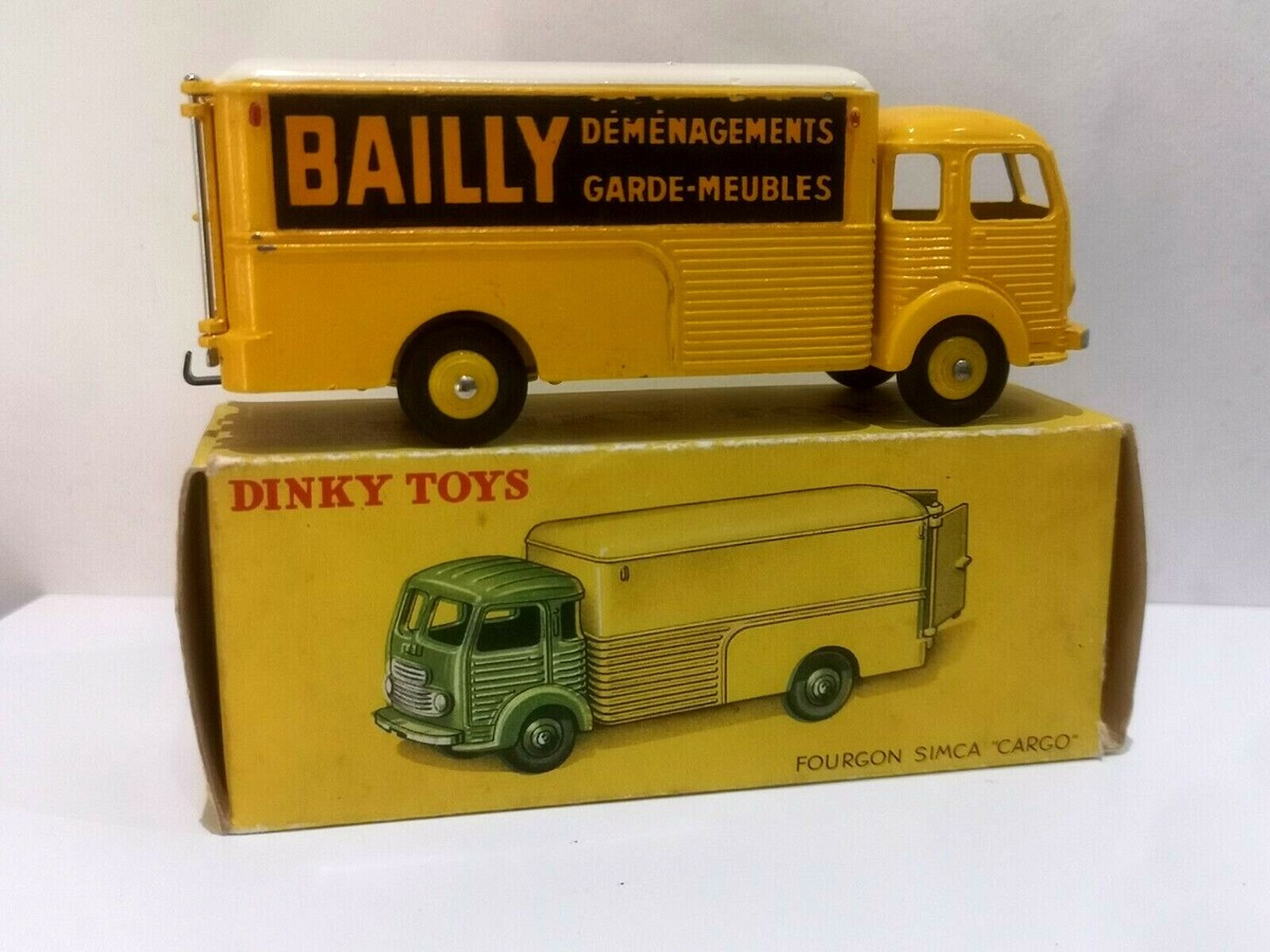 Dinky Toys 33 A Meccano - SIMCA CARGO BAILLY Déménagements - INTROUVABLE