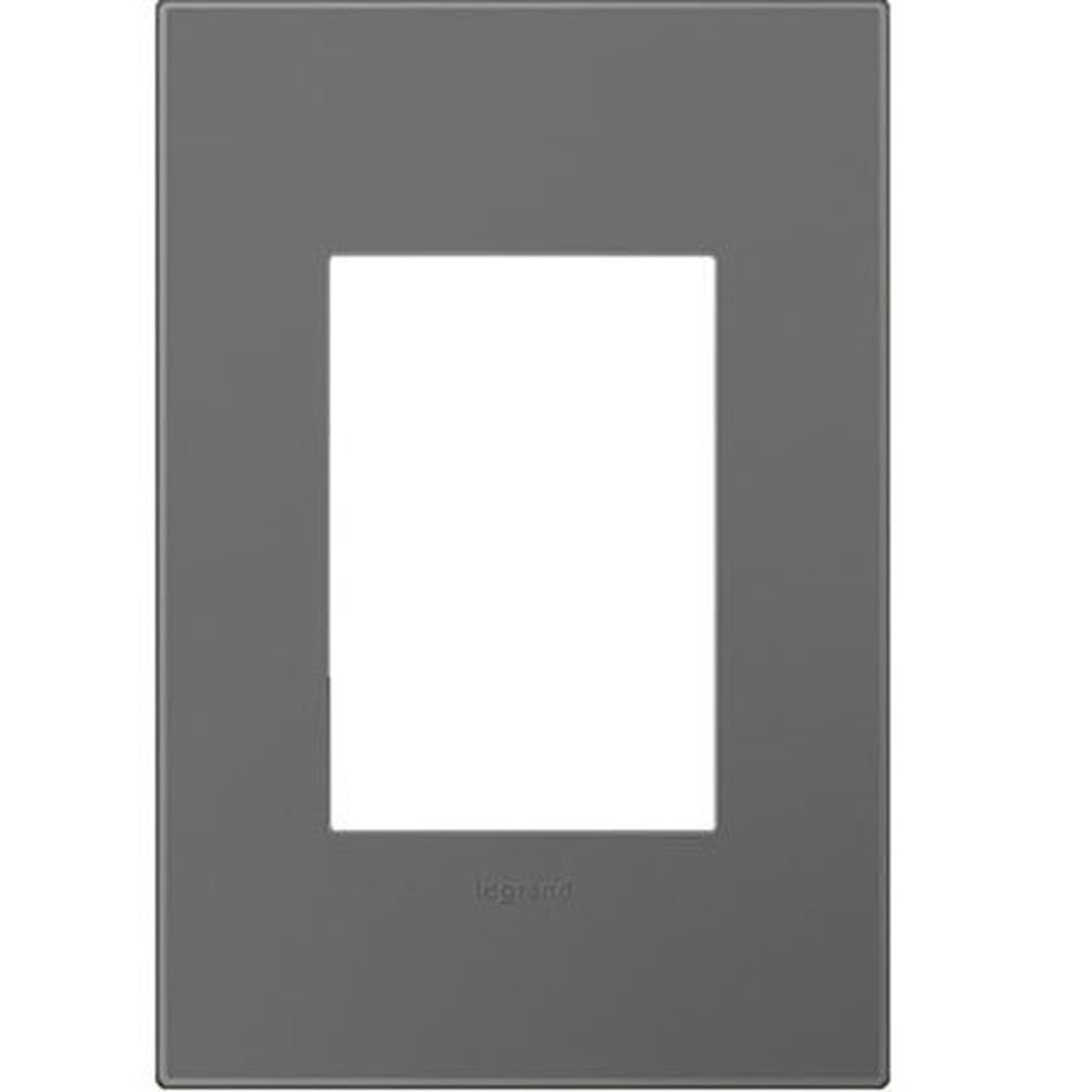 Adorne Magnesium 1-Gang, 3-Module Wall Plate-4 Pack