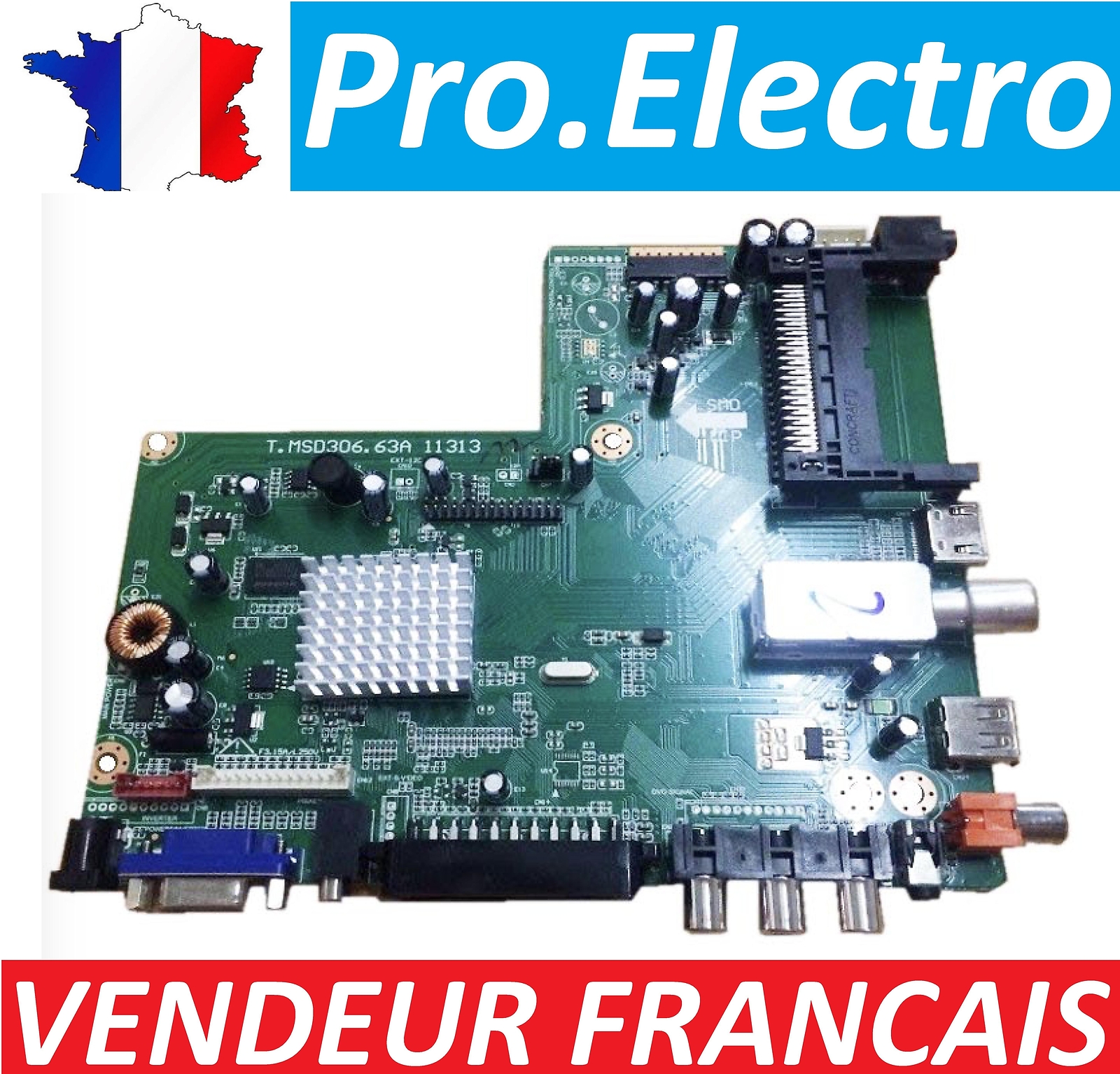 Carte mère télé Brandt B5006UHD Référence: CV3686H-A50 - vente de