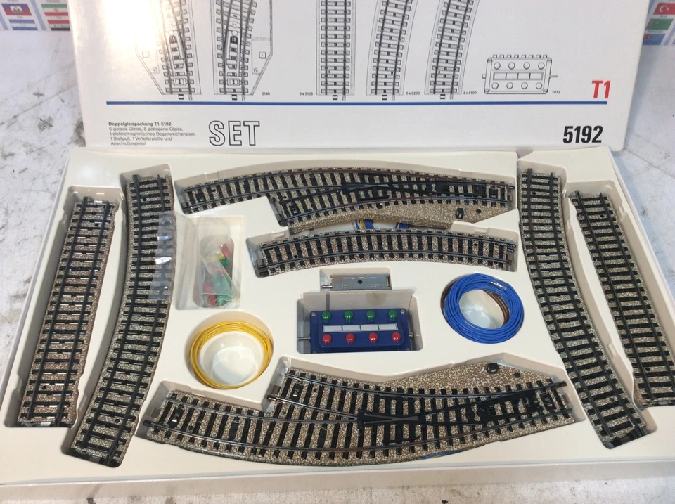 Marklin E 5192 T 1 Metal Double Track SET for H0 scale - Image 3 of 4
