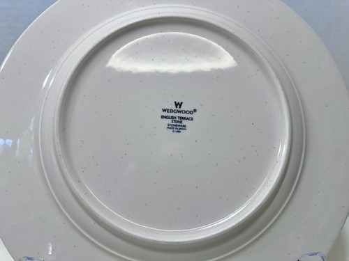 Wedgwood English Terrace Stone 1999 Grape & Leaves Stoneware 2 Dinner Plates Set - Picture 6 of 14