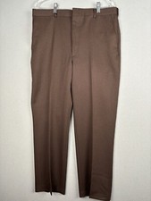 Vintage Sears Perma Prest Sportswear Men  s Pants 36x30 Brown Flexslax 3277