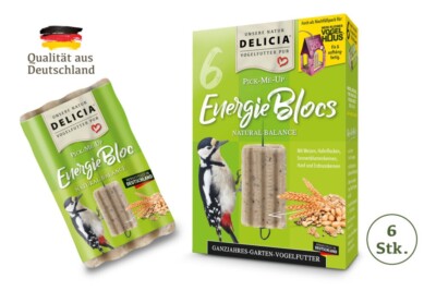 DELICIA   Pick-Me-Up EnergieBlocs 6er Pack Vogelfutter schalenfrei Ambrosia frei
