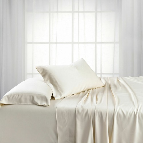 Split California King 100% Bamboo Viscose Sheets Super Soft 600 Thread Count - Picture 6 of 11