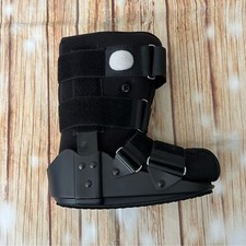 Medical Walking Boot Black Orthopedic Foot Ankle Support Brace Adult Small
