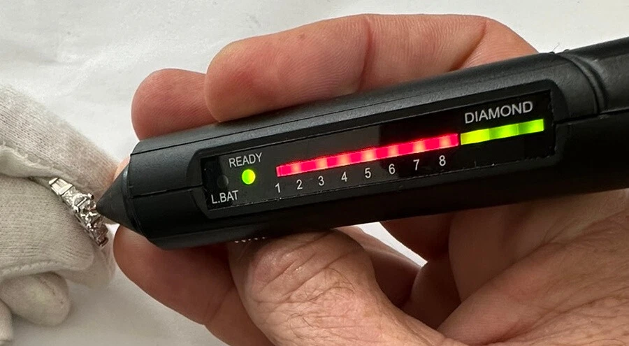 1CT Natural Princess Diamond Anniversary Engagement Wedding Ring 14K White Gold - Image 4 of 4