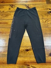 Vintage 90s Harley Davidson Motorcycles Sweatpants M USA Faded Paint Worn Rare