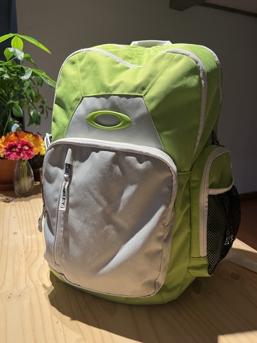oakley backpack green, gray \u0026 White | eBay