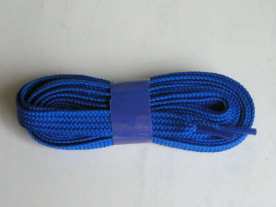 Ein Paar 108 cm 42 1/2'' flache royalblaue Schnürsenkel Schuh / Sneaker Schnürsenkel / Neu /