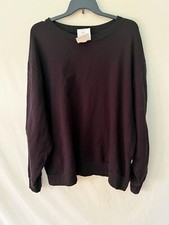 New Mvp Collections By Mo Vaughn P Onyx Sweatshirt Crew Neck Black 3XL