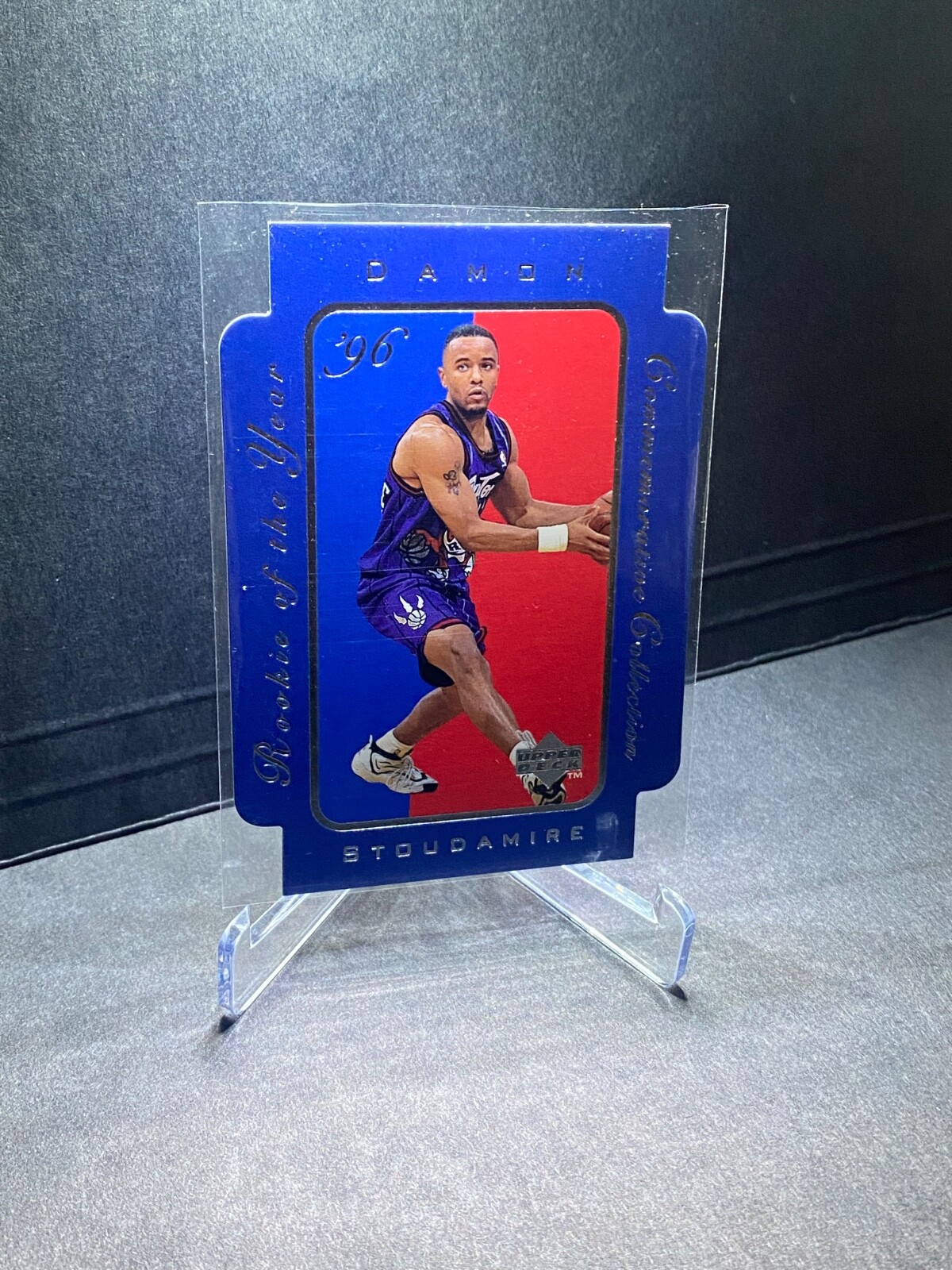 1996 Upper Deck Rookie Of The Year Commemorative Collection Damon Stoudamire RC1