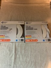 2pk Commercial Electric 5" 6" LED Color Changing Recessed Trim - 1002 936 204