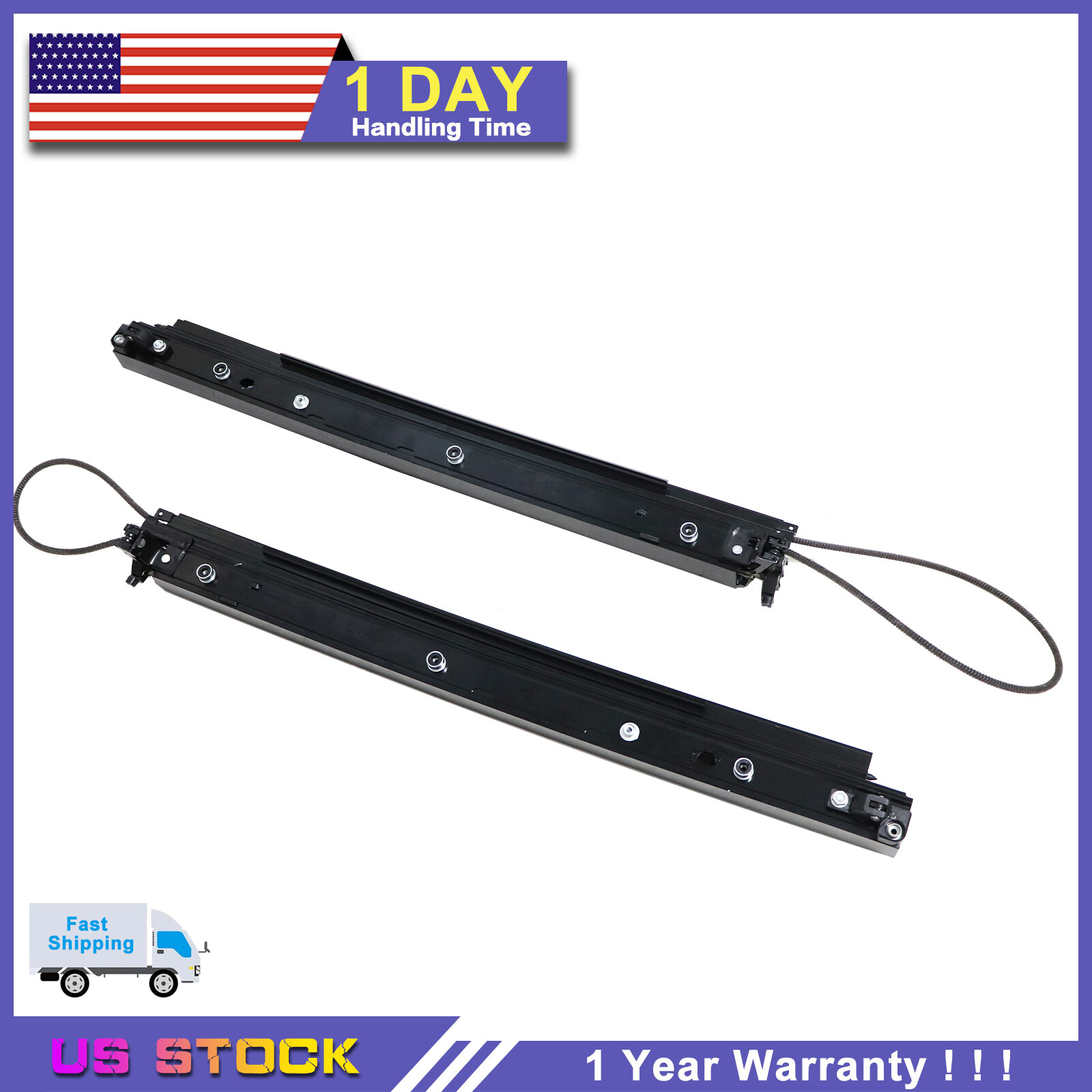 Fit 2014-2020 Mercedes W222 S Class / AMG Panoramic Sunroof Replacement Tracks