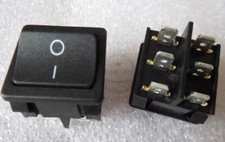 1pc Baokezhen TCL S0727 Power Boat 10A250VAC 6-Pin 2-Position Wippschalter