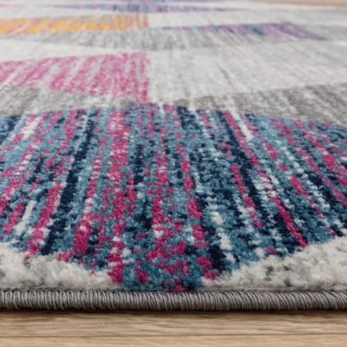 Muse Harlequin Rug for Living Room Bedroom Modern Soft Tufted Non Shedding - Picture 11 of 15