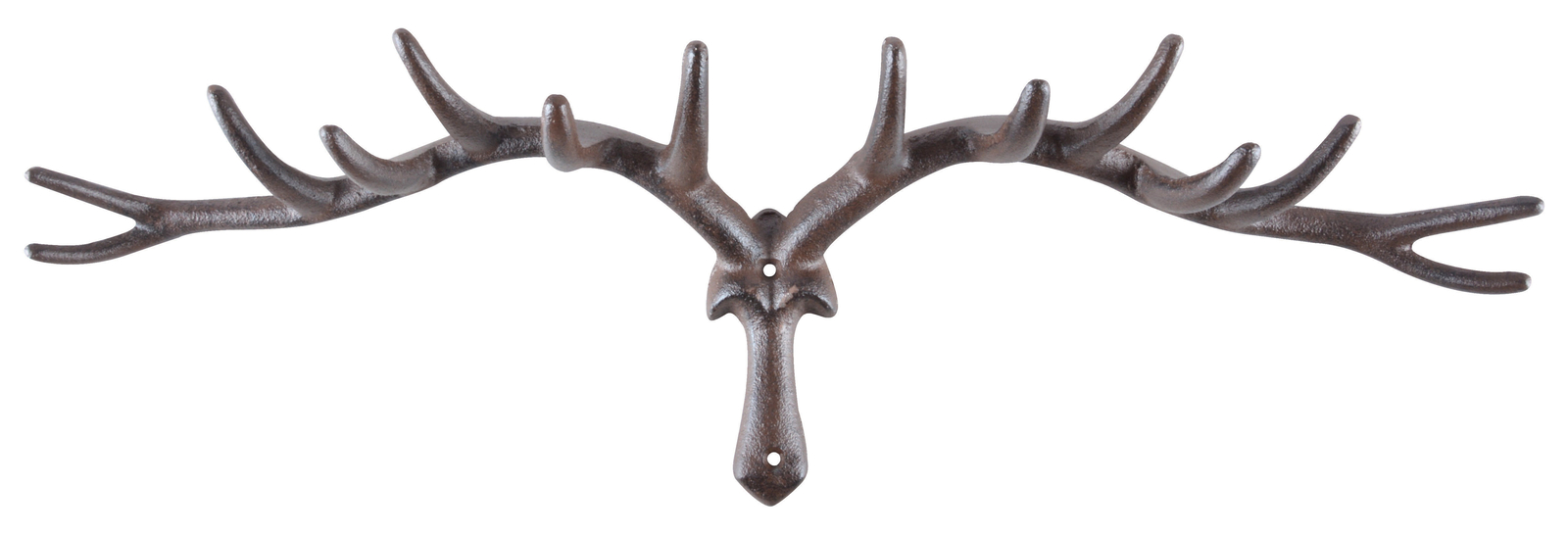 Cast Iron Stag Antler Hanging Hooks Hat Coat Rack Wall Hanger Decor 63cm