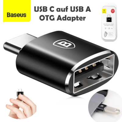 Baseus Adapter USB auf Typ-C OTG Datenübertragun USB C Konverter Mini USB-Stick