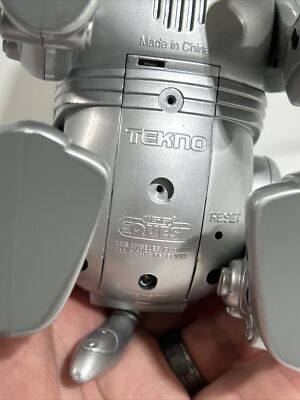 Vintage Tekno Silver The Robotic Puppy Dog Motion Interactive NO
