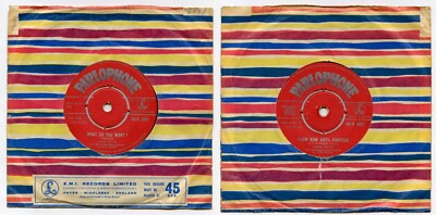45 Adam Faith What Do You Want? Parlophone E.M.I. 45-R 4591 VG/VG 1959