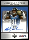 Chris Jackson 2006 Upper Deck AFL Arenagraphs #AG-CJ - Georgia Force