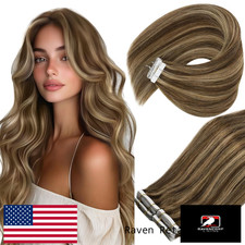 Ve Sunny Tape-in Hair Extensions Real Human Invisible Remy Straight