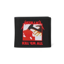Men's Metallica Kill 'Em All 1 Wallet Bi-Fold Wallet Black