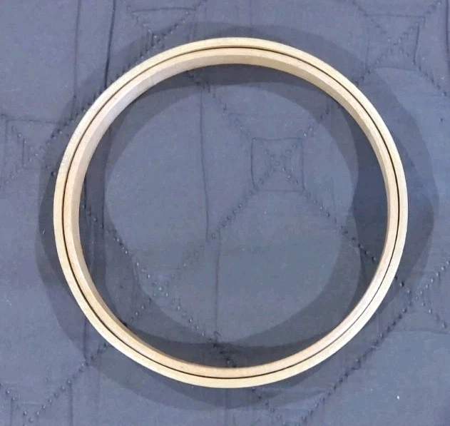 Vintage Duchess Embroidery Hoop Felt Cushion Lined Wooden 5" Round Circle - Image 4 of 4