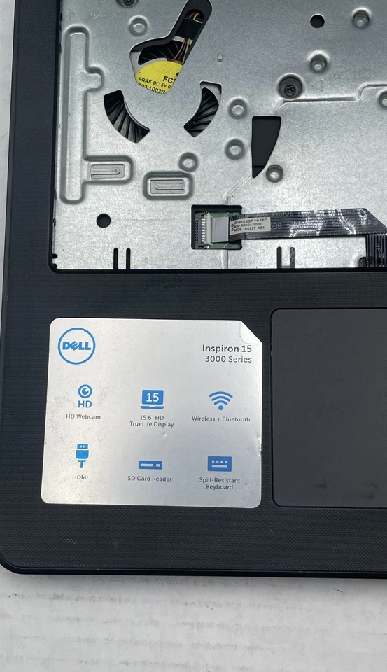 Плата логическая для ноутбука Dell Inspiron 15 3000 работает без экрана без жесткого диска на запчасти - Изображение 4 из 4
