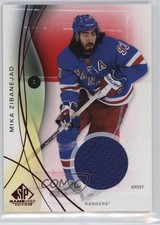 2024-25 Upper Deck SP Game Used Red Jersey Mika Zibanejad #110 6o3