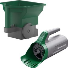 1L Handheld Grass Seed Salt Spreader Mini Lawn Feed Seeder Applicator Multi Use