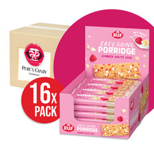 16er RUF Porridge Riegel Himbeer White Choc 16x 40g