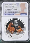 2026 Australia Lunar HORSE 1 oz Silver PROOF Colorized Perth BOX COA ER NGC PF70